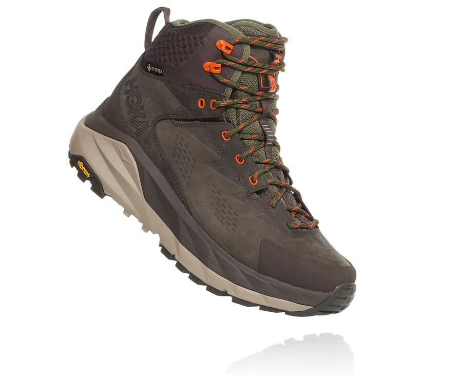 Botas De Montaña Hoka One One Hombre Marrom - Kaha Gore-Tex - MDCK34297